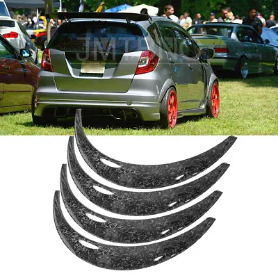 For Honda Fit Car Fender Flare Extra Wide Body Kit Wheel Arches Flexible 2 /50mm • $89.55