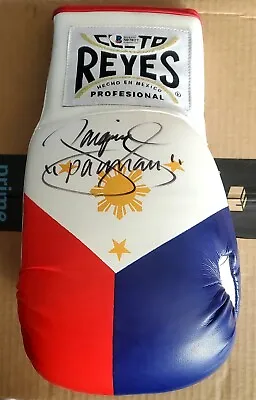 Manny “pacman” Pacquiao Signed Autograph Cleto Reyes Boxing Glove Beckett C.o.a  • $180