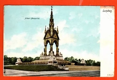 076007  Postcard  ALBERT MEMORIAL  London • £1.77