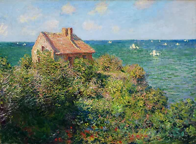 Fisherman's Cottage At Varengeville By Claude Monet Canvas Print Various Sizes • $9.99