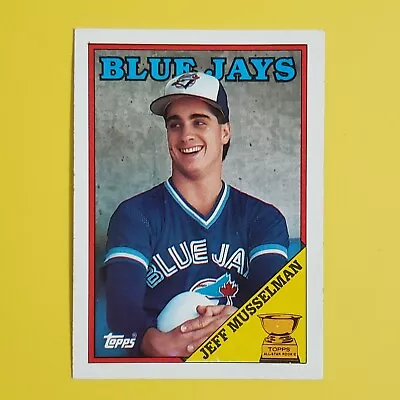 1988 Topps Jeff Musselman #229 All-Star Rookie Toronto Blue Jays Baseball Card • $1.49