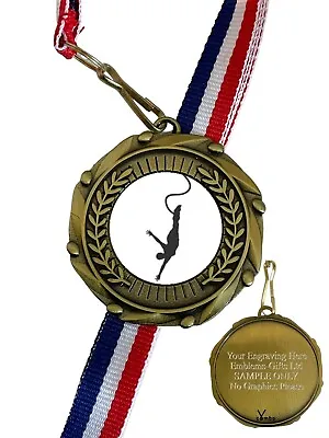 £3.49 • Buy Bungee Jumping 45mm Combo Medal & Ribbon Engraved Free
