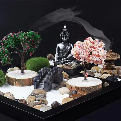 Stress Relief Mini Meditation Zen Garden Table Décor & · 2022 Sand Rake Kit I8C2 • $21.87