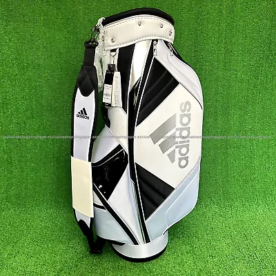Adidas Golf Bag Must Have Model 9in 5 Way Caddie Cart Lightweight White / Black • $290