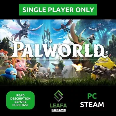 PALWORLD | PC STEAM | Single Player ONLY • $7.99