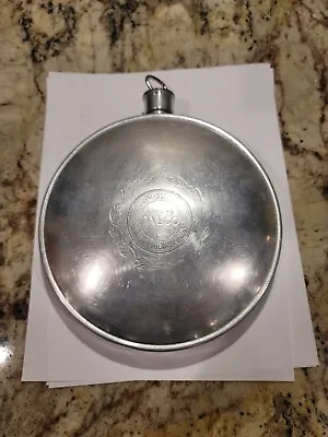 Vintage PALCO Canteen Worcester Mass. Pressed Aluminum Co. Patent 1915 • $10