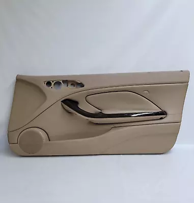 2001-2006 BMW E46 325ci Front Right Interior Leather Door Panel OEM • $90