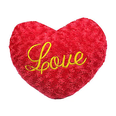 Valentine's Day Love Heart Pillow Couple Cushion Pillow Love Heart-shaped Pillow • £16.69