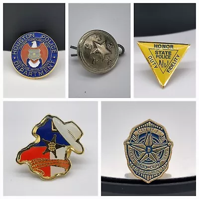 £10.45 • Buy Bundle Of American USA Police Badges - Texas - Dallas - Houston - New Jersey