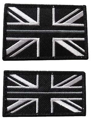 £3.50 • Buy Thin Grey Line HMP Prison Officer Service Union Jack Badge Patch Hook Fastener