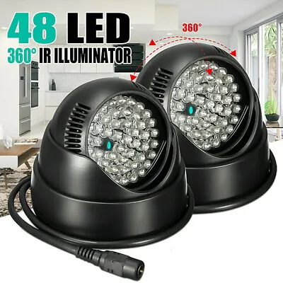£10.95 • Buy 48 LEDs Night Vision IR Infrared Light Illumination Light Lamp For CCTV Camera