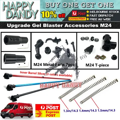 Upgrade Metal Alloy Inner Barrel TPC Spring Hopup GJ M-24 Gel Blaster Parts • $11.86