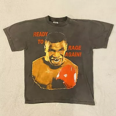 Vintage Mike Tyson Ready To Rage Again T-Shirt Men’s Size Large • $500