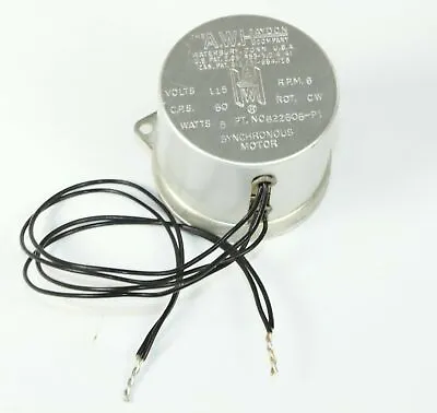 Synchronous Electric Motor - Clock Movement - Nos - R.p.m. 6 - Tested Good- Ks54 • $39.99