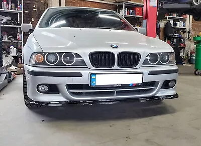 BMW E39 Front Lip For M Bumper Splitter Lip Spoiler ABS PLASTIC -GLOSS +hardware • $99