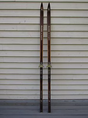 Really Nice VINTAGE Old WOODEN Snow Skis ASNES NORWAY Measures 79  • $79.97