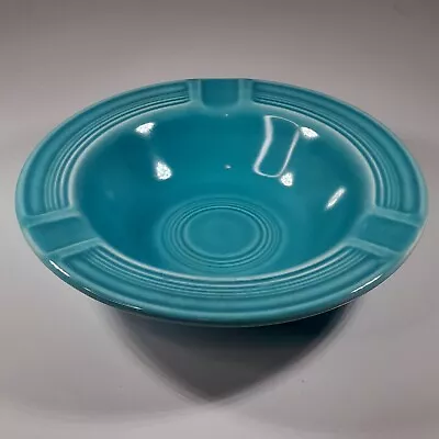 Vintage Genuine Fiesta Fiestaware Turquoise Blue Ashtray By Homer Laughlin USA  • $49.99