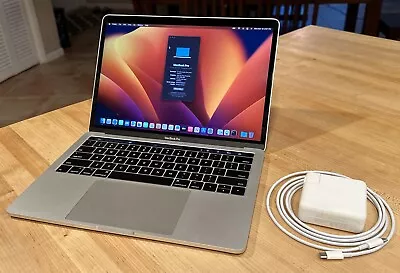 Apple MacBook Pro 13  2017 3.1 Ghz I5 16GB RAM 256GB SSD Touchbar Silver A Grade • $300