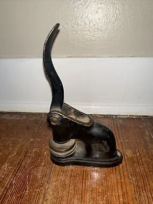 Vintage Cast Iron Stamp Seal Press Embosser Essex County • $36.20