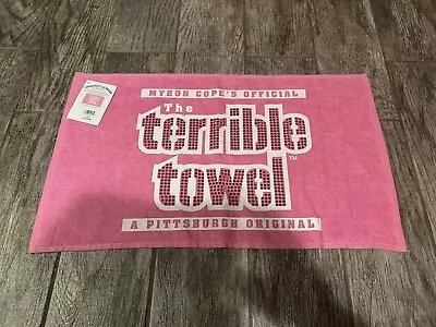 Pittsburgh Steelers Pink Bling Terrible Towel Rare! Myron Cope Nwt New • $26.99