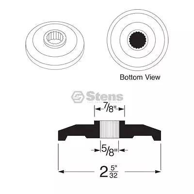 Blade Adapter For Most Murray Riding Mowers 1990 And Up / Replaces 92466SEMA • $10.10