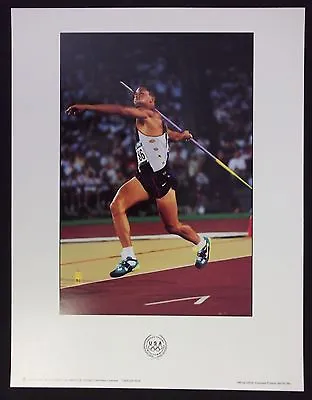Olympic  Poster - Dan O'brian - Javelin • $19.50