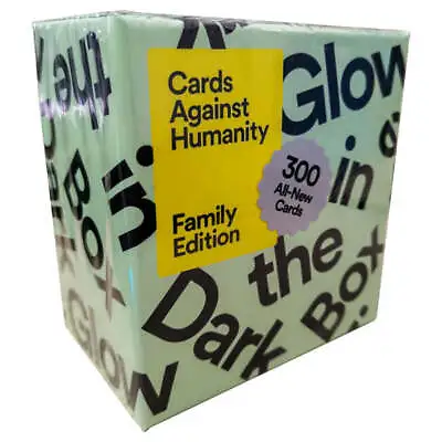 $43.80 • Buy Cards Against Humanity Family Edition First Expansion Glow In The Dark Box