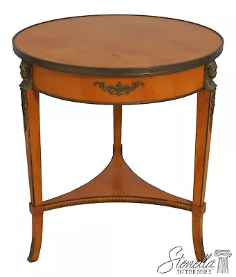 L62788EC: JOHN WIDDICOMB Round French Empire Style Lamp Table • $1495
