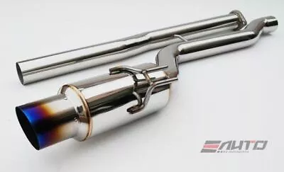 INVIDIA N1 Racing Titanium Burnt Tip Catback Exhaust For Evolution EVO X 08-15 • $645.40