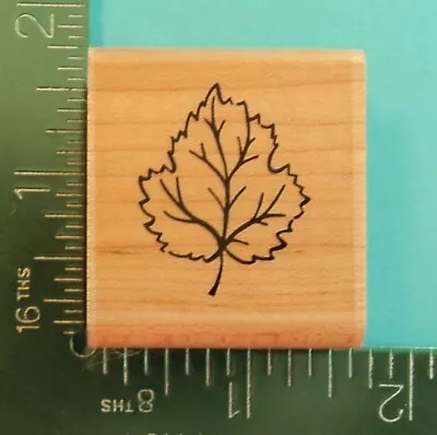 MAPLE TREE FLOWER PLANT LEAF Rubber Stamp By JRL Design • $2.80