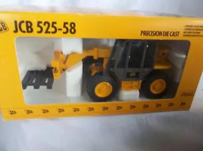 $45 • Buy NIB JOAL 525-58 Loadall Telescopic Forklift W/Pallet Forks 1:35 Diecast NEW