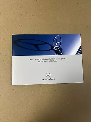 Mercedes Service History Book Blank For All Models G Class Amg Ge280 Ge300 GD • $13.49