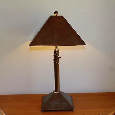 Maitland-Smith Neoclassical 30  Table Lamp With Copper Shade • $725