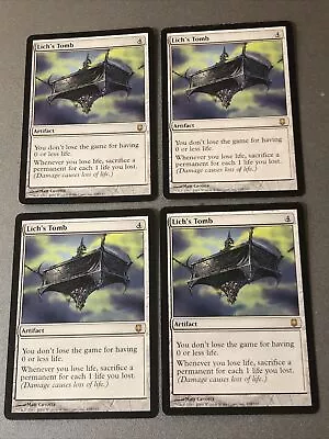 Lich’s Tomb X4 Darksteel Various Condition See Pics Front Back • $5.99