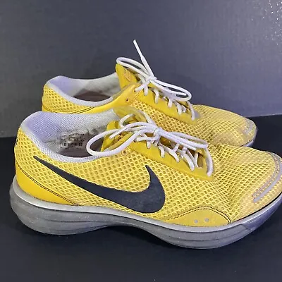 Nike Livestrong Lunarlite Training Shoes 2008 Yellow 11.5 • $19.99