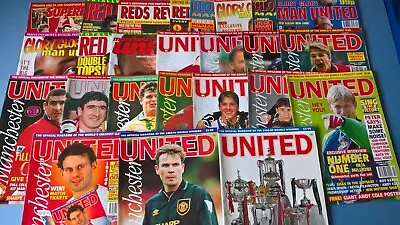 MANCHESTER UNITED MAGAZINES - 1990's - CHOOSE A COPY • £4