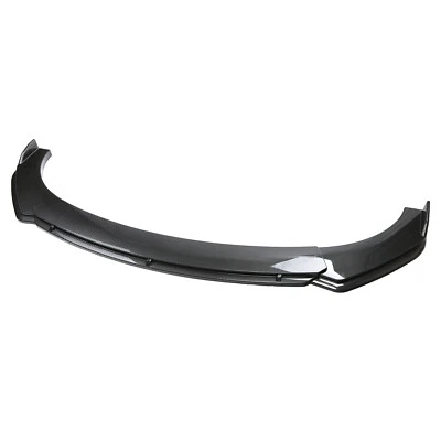 $59.26 • Buy Carbon Fiber Car Front Bumper Lip Chin Spoiler Splitter Body Kit For Universal +