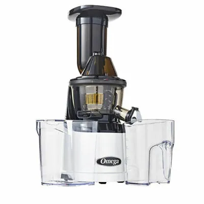 Omega MMV602 Megamouth Wide Feed Vertical Cold Press Slow Juicer In White NEW • £360.49