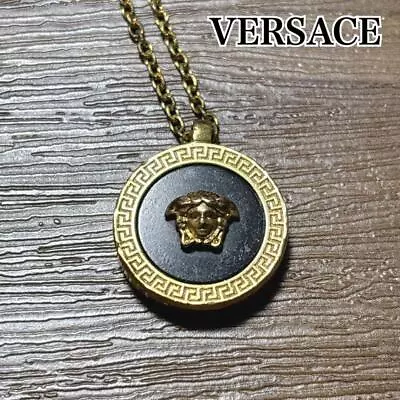 Versace Medusa Gold Chain Necklace Vintage Unisex Authentic • $324.99