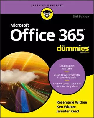 Office 365 For Dummies Paperback Rosemarie Withee Ken Reed Je • £4.74