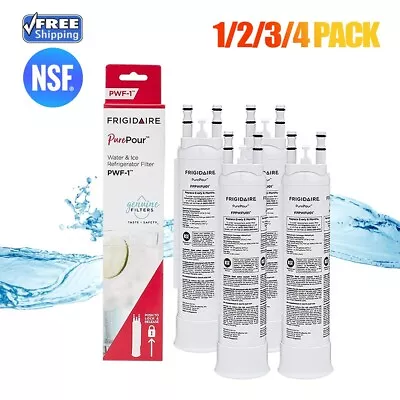 1/2/3/4 Pack Frigidaire FPPWFU01 PWF-1 Refrige PurePour Water &Ice Filter New • $13.98