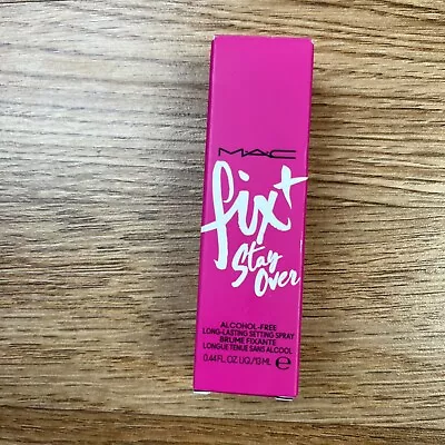 MAC Fix + Stay Over Alcohol-Free Long-Lasting Setting Spray Travel Size 0.44 Oz • $8.99