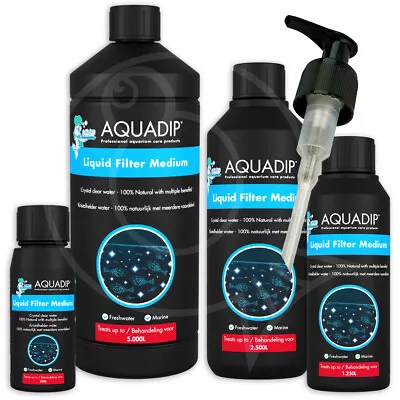 £5.99 • Buy AQUADIP Liquid Filter Medium Crystal Clear Water Treatment Aquarium Fish Tank
