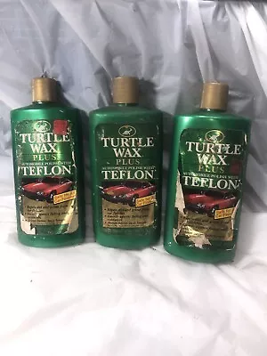  Turtle Wax Teflon T-28 Vintage N.O.S. From 1990 Full Bottles 3 Lot • $15