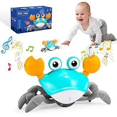 New Crawling Crab Toy Baby Toys 0-6 Months Gifts For 1 2 Year Old Girls Boys • £14.08