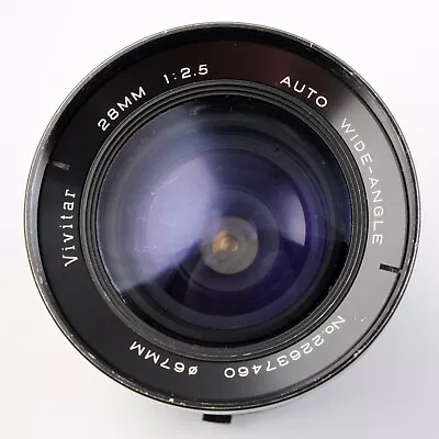 Vivitar 28mm F/2.5 Wide-Angle Lens Minolta MD Mount • $19.99