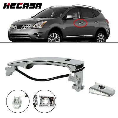 Fit 03-07 Nissan Murano Front Driver Outside Chrome Door Handle With Smart Entry • $15.50