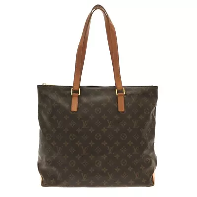 Auth LOUIS VUITTON Cabas Mezzo M51151 Brown Monogram AR0070 Shoulder Bag • $275