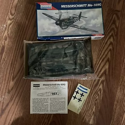 Monogram 1995  1/48 MESSERSCHMITT Me-109G  #5225 / Open Box / Complete • $6