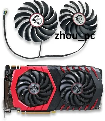 95mm Replacement Cooling Cooler Fan For MSI GTX 1080ti 1080 1070 RX580 Gaming X • $16.88